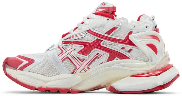 balenciaga runner sneaker white red