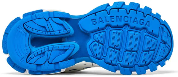 balenciaga track sneaker white blue