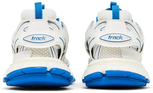 balenciaga track sneaker white blue