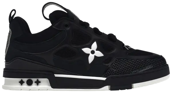 Louis vuitton skate black white