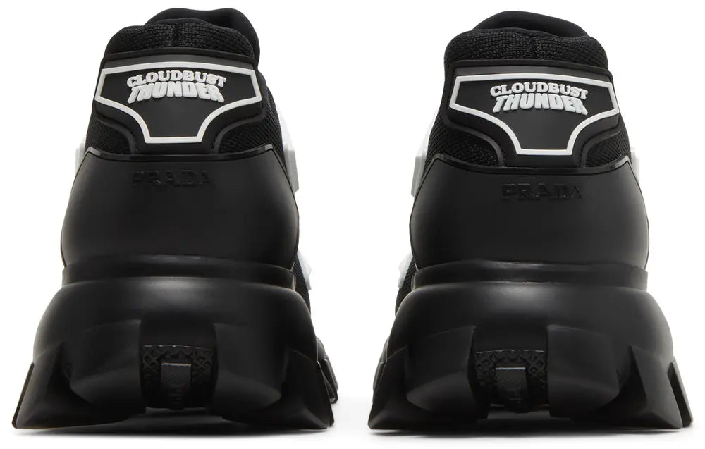 Prada Cloudbust Thunder Knit Black White