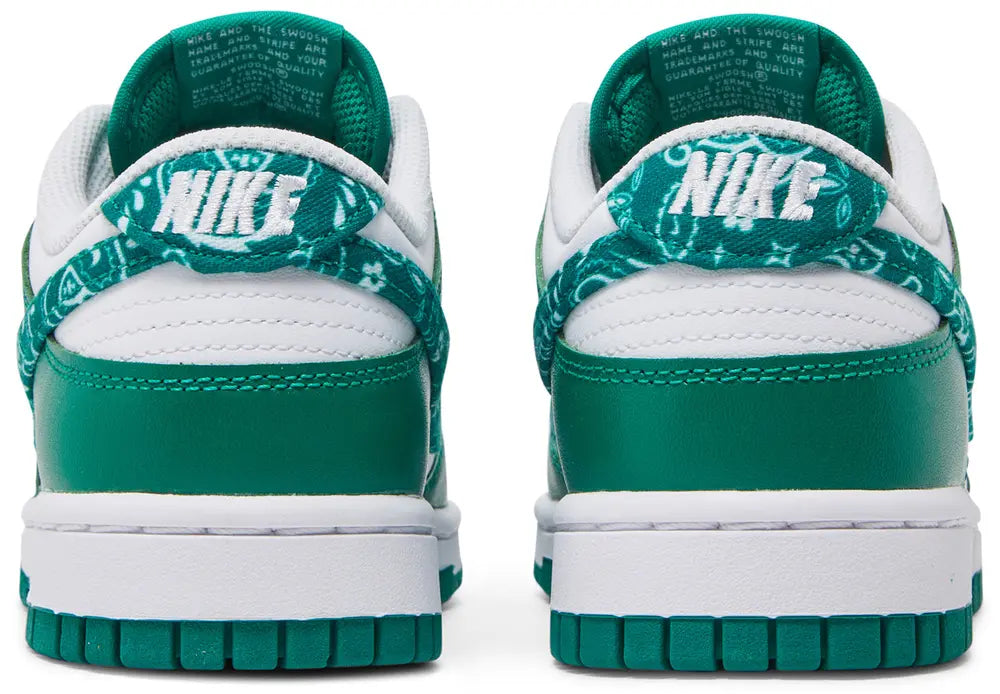 nike air force one Dunk Low 'Green Paisley'