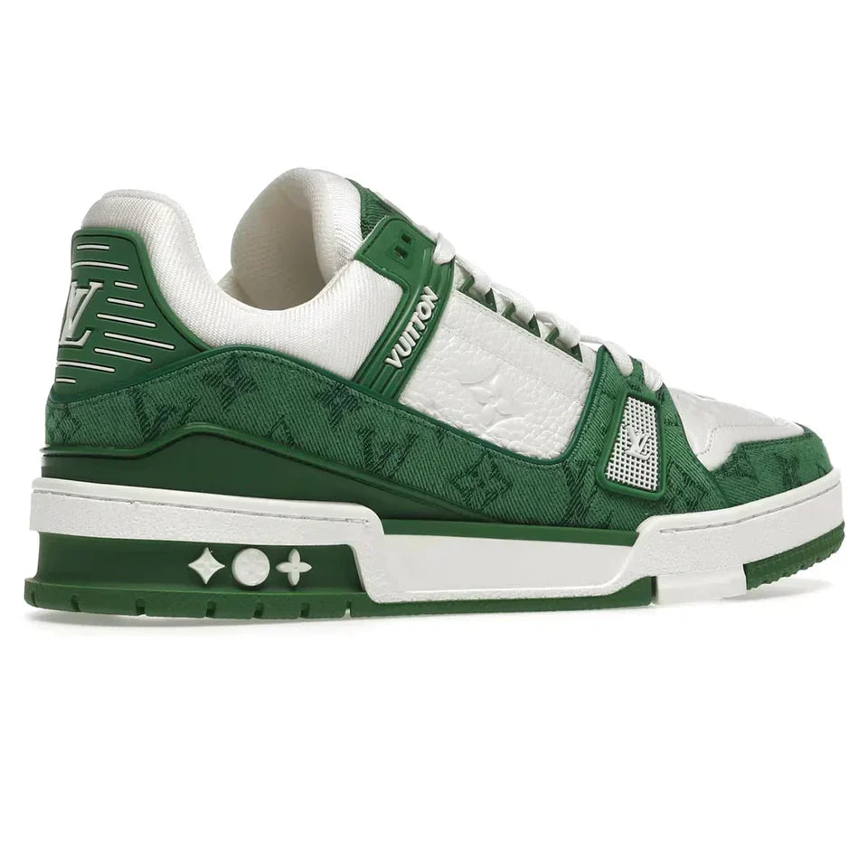 louis vuitton trainer green