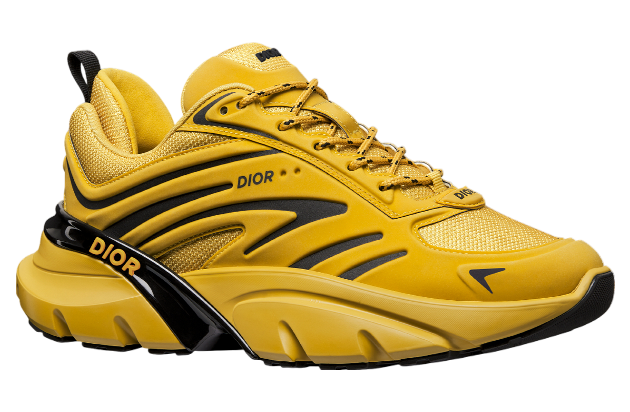 Dior B32 Blade Yellow Mesh  Fabric