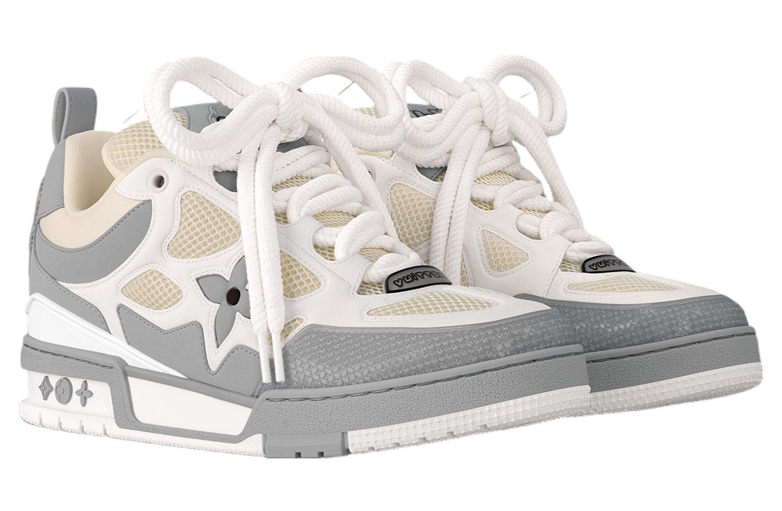 Louis Vuitton Skate Grey White Beige