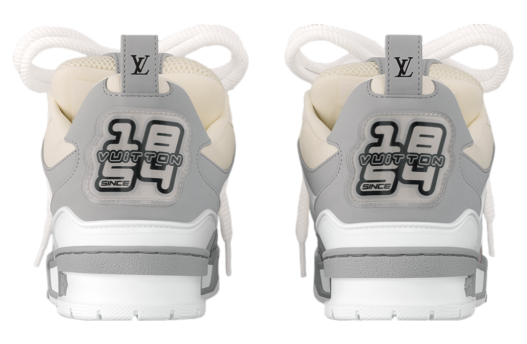 Louis Vuitton Skate Grey White Beige