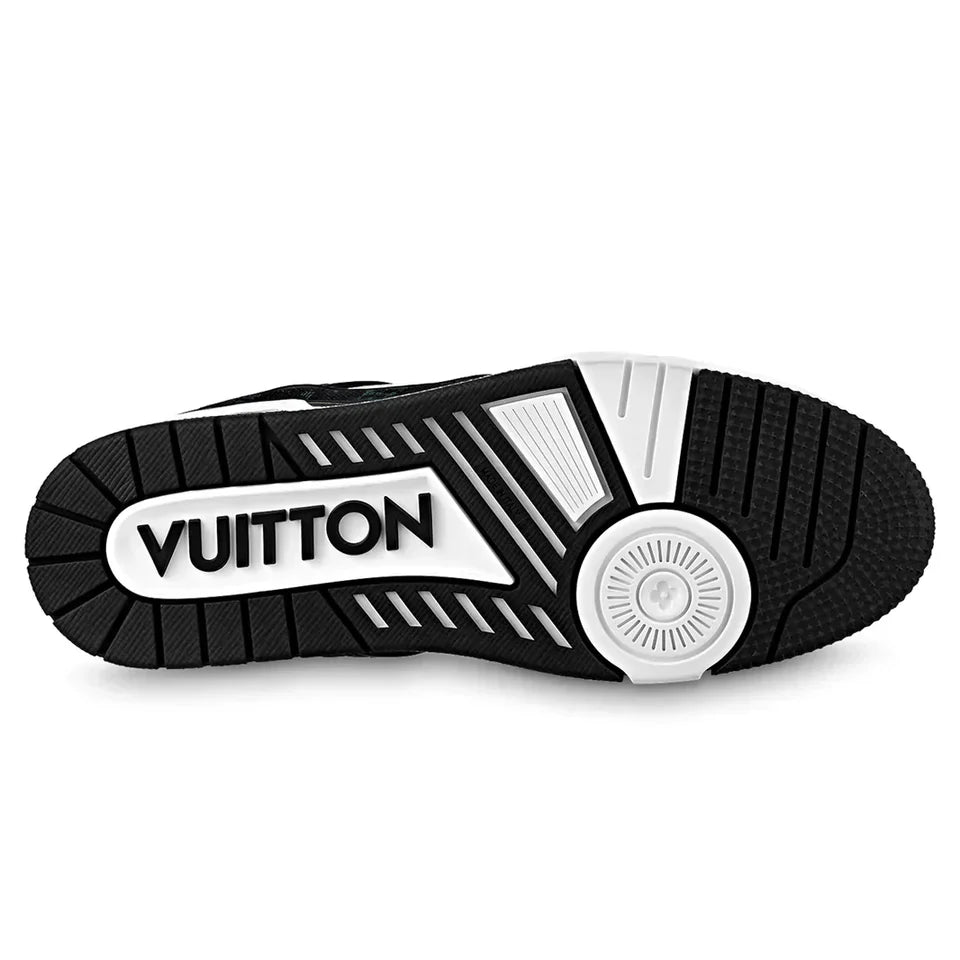 louis vuitton trainer black and white