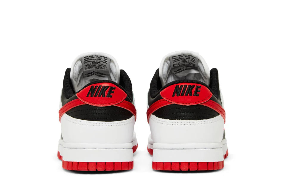 NIKE DUNK LOW WHITE BLACK RED